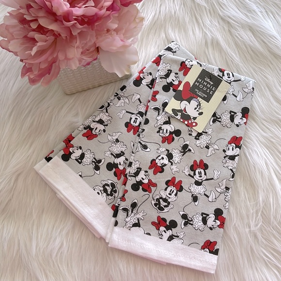 Disney Other - 💥3/$20💥🆕❤️DISNEY SET/2 MINNIE MOUSE KITCHEN TOWELS